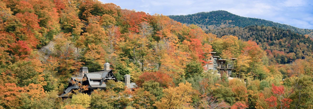 stowe Fall foliage in Stowe, Vermont